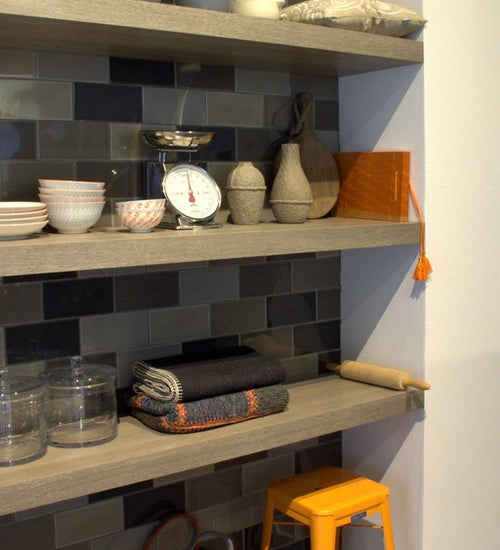 Wandtegel Adex Studio Cubrecanto 2,5x14,8 cm Volcanico