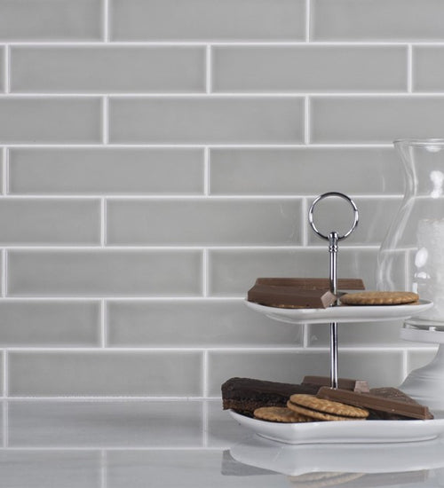 Wandtegel Adex Studio Liso 4,9x19,8 cm Almond