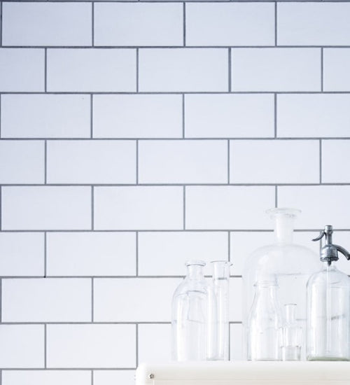 Wandtegel Adex Studio Liso 7,3x14,8 cm Snow Cap