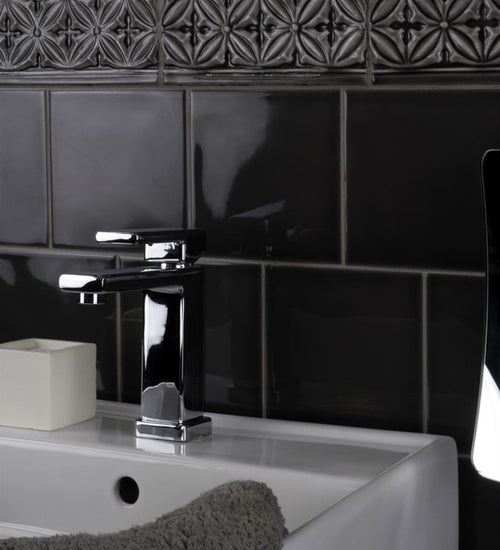 Wandtegel Adex Studio Relieve Ponciana 3x19,8 cm Volcanico