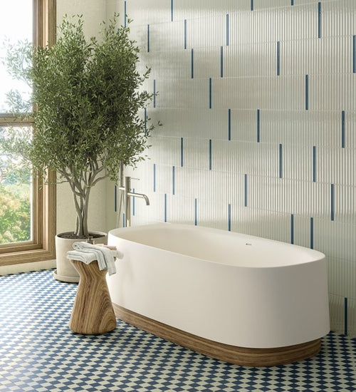 Vloertegel Vives Surf Makai Azul 20x20 cm