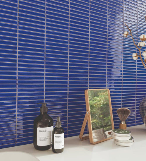 Wandtegel Wow  Sweet Bars Indigo Gloss 11,6x11,6 cm