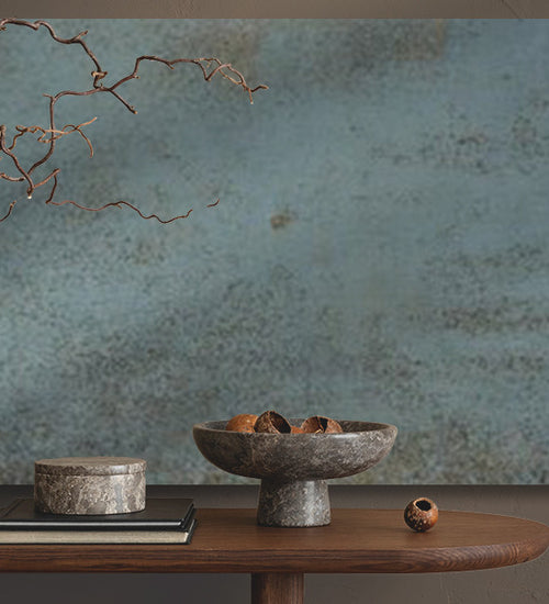 Vloertegel Rak Evoque metal Groen mat 60x120 cm