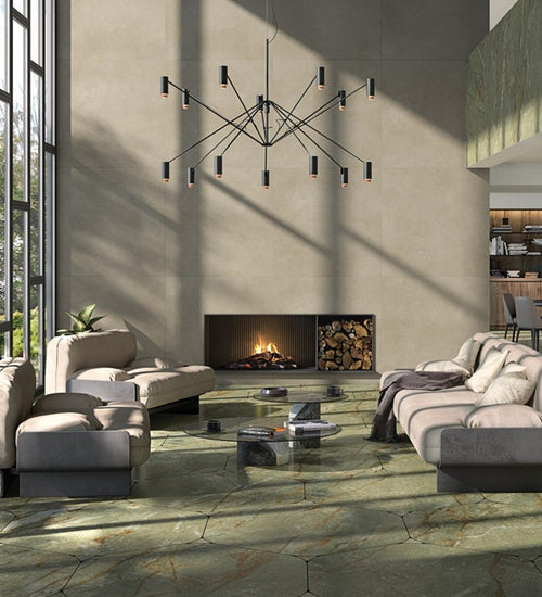 Vloertegel Vives Tandem-R Beige 120x120 cm