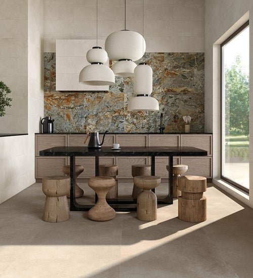 Vloertegel Vives Tandem-R Beige 120x120 cm