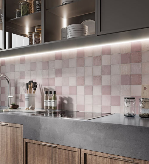 Wandtegel Ceramica Antiga Tanger Mate Coral 11,5x11,5 cm