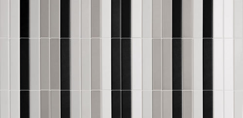 Wandtegel Quintessenza Tinte Grigio Chiaro Lucido 5x25 cm