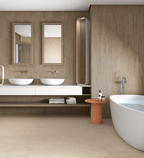 Wandtegel Vives Tivoli-R Canela 45x120 cm