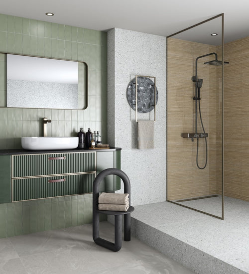 Wandtegel Vives Tivoli-R Canela 45x120 cm