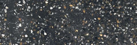 Vloertegel Sphinx Terrazzo Zwart mat