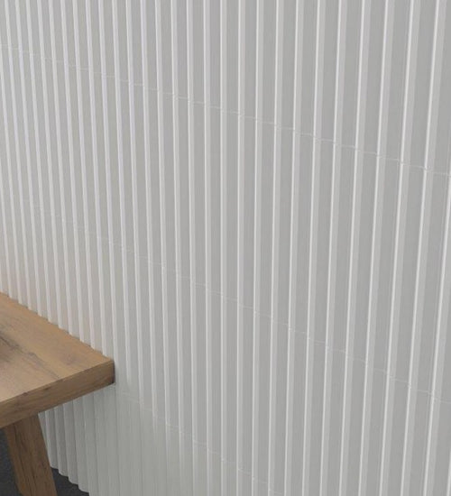 Wandtegel Wow  Transition Ice White Gloss 7,5x30 cm