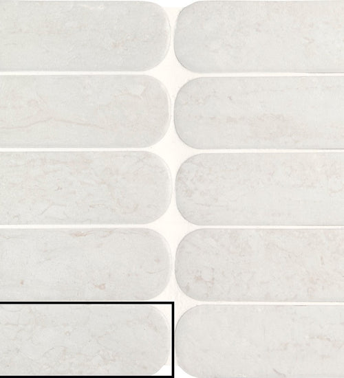 Wandtegel Carmen Travento Pearl 5x15 cm
