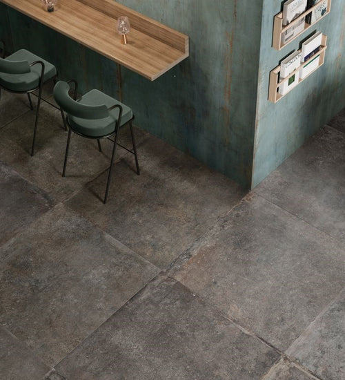 Sampletegel Flaviker Re-tour Antraciet mat