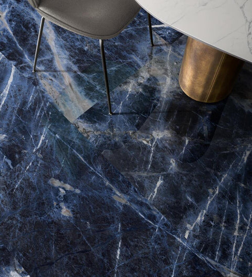 Vloertegel Marazzi italie Grandemarble Blauw glans