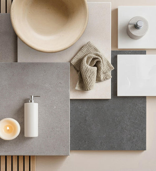 Vloertegel Grandeur Solid Beige mat 33x33 cm