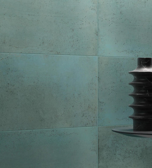 Wandtegel Villeroy & boch Metalcraft Blauw mat 40x120 cm