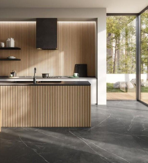 Decoratietegel Flaviker Four seasons Bruin mat 120x280 cm