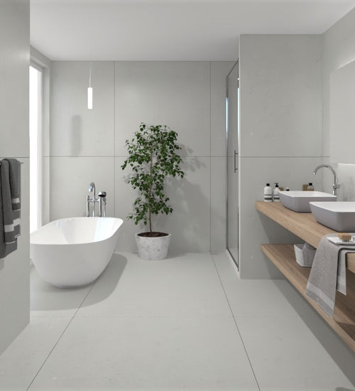 Vloertegel Pastorelli Biophilic Wit mat