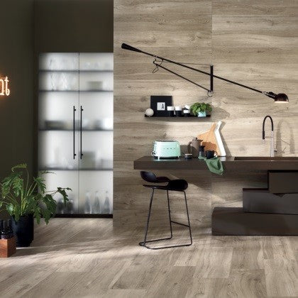 Vloertegel Sichenia Silvis Beige mat 30x120 cm