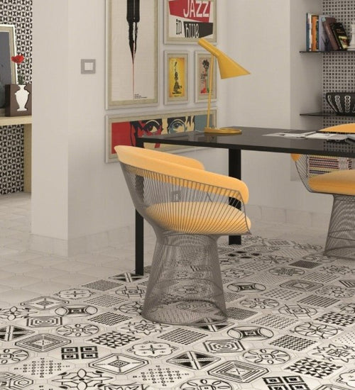 Vloertegel Vives Vodevil Nácar (Wit) 20x20 cm