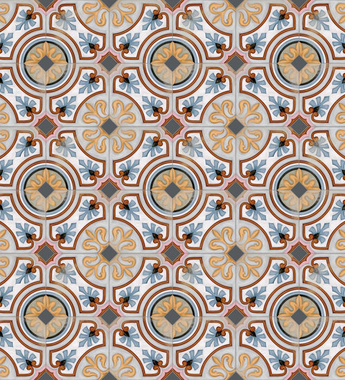 Vloertegel Vives Vodevil Octogon Diglas Multi. 20x20 cm