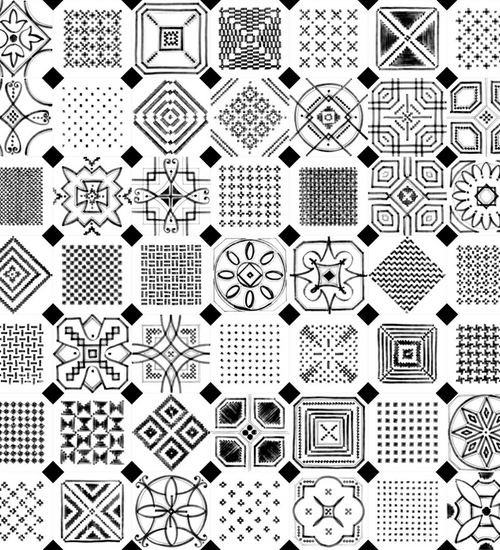 Sampletegel Vives Vodevil Variette Sombra