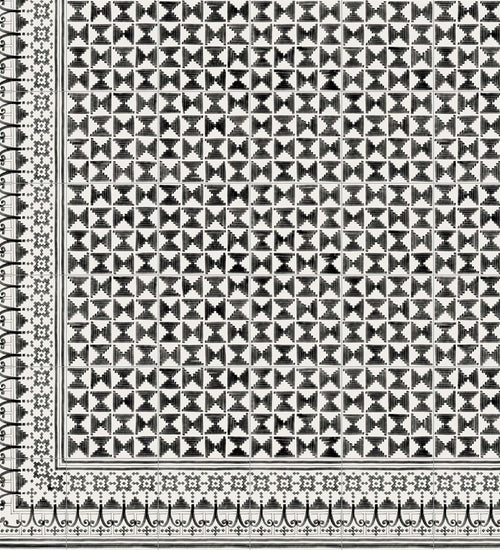 Vloertegel Vives Vodevil Wilder Sombra 20x20 cm