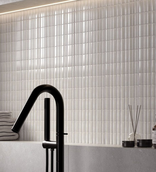 Wandtegel Cifre Volume Nacar Brillo 6x25 cm