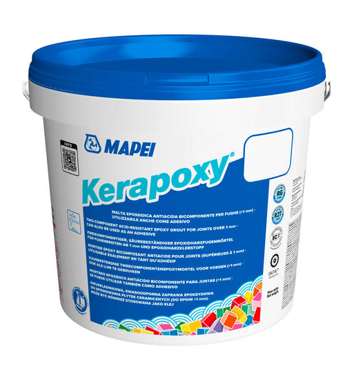 Mapei Kerapoxy X 5   kg kerapoxy 111      map 1e zilvergrijs