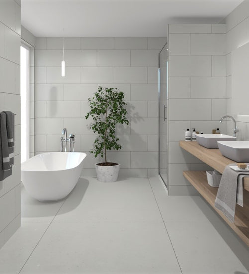 Vloertegel Pastorelli Biophilic Wit mat