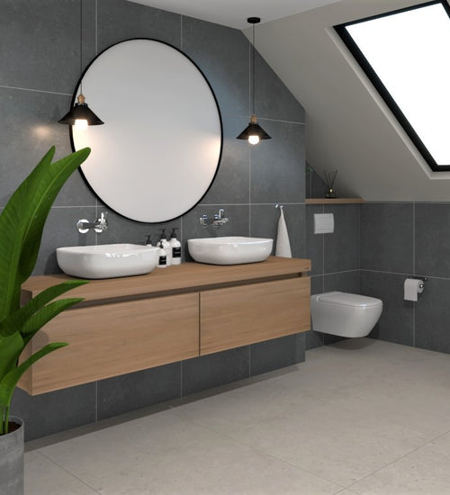 Sampletegel Pastorelli Biophilic Antraciet mat