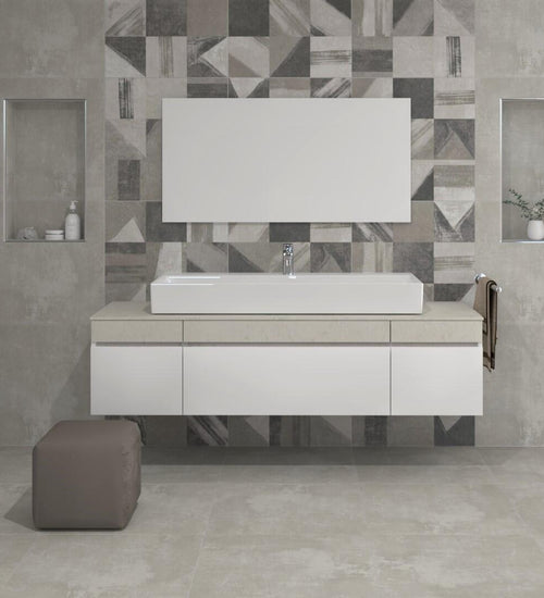 Vloertegel Villeroy & boch Atlanta Grijs mat 60x60 cm