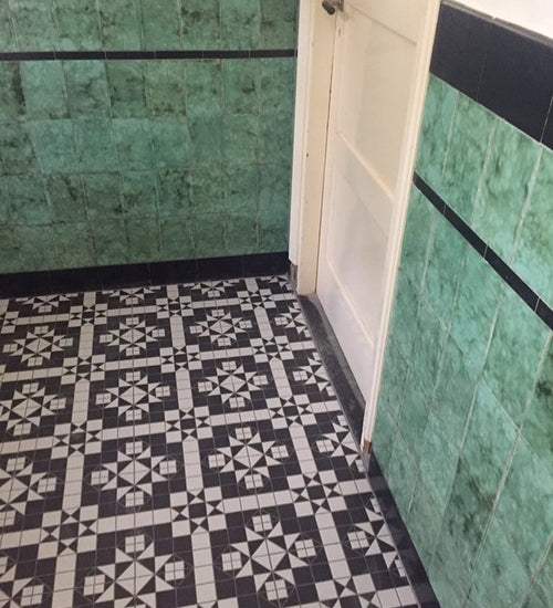 Vloertegel Vives World Parks Harrow Grafito 31,6x31,6 cm