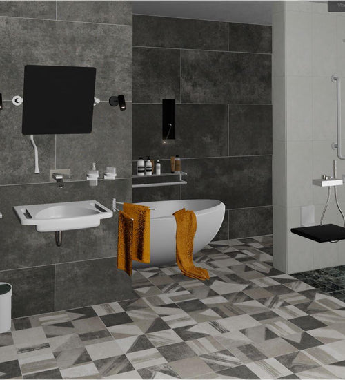 Vloertegel Villeroy & boch Atlanta Grijs mat