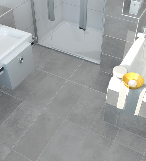 Vloertegel Rak Surface Grijs mat