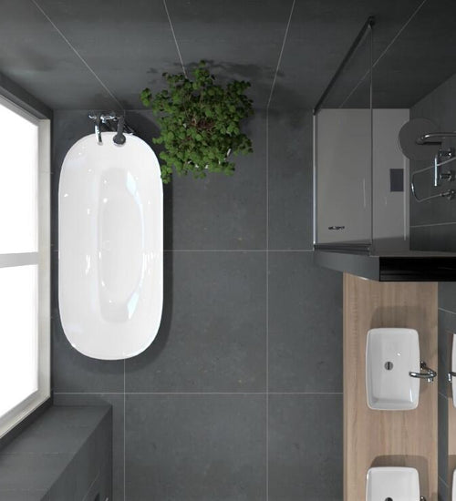 Vloertegel Pastorelli Biophilic Antraciet mat