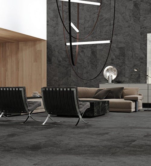 Vloertegel Rako Core Zwart mat