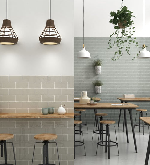 Wandtegel Ceramica Antiga Yorkshire Aqua 10x20 cm