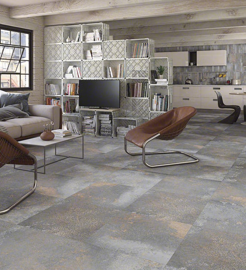 Vloertegel Vives Yuri-R NT Grafito 117,5x11 cm 7x5 cm