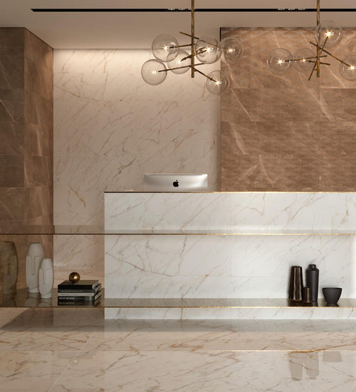Vloertegel Marazzi italie Allmarble Grijs glans