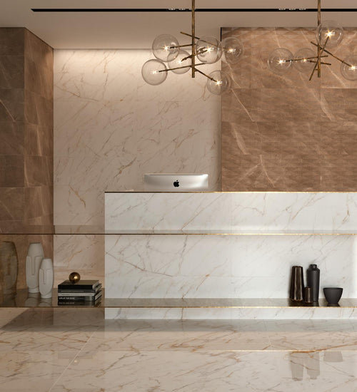 Vloertegel Marazzi italie Grandemarble Grijs glans