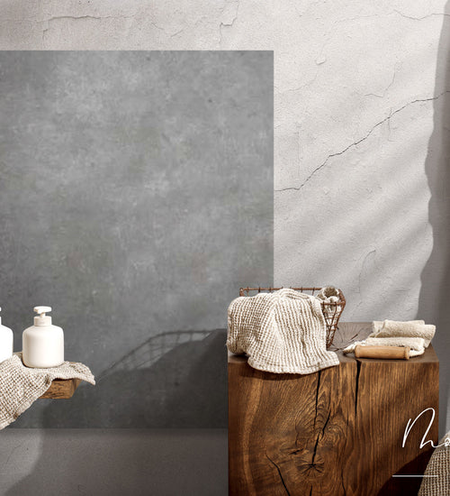 Vloertegel Grandeur Stuc beton Grijs mat