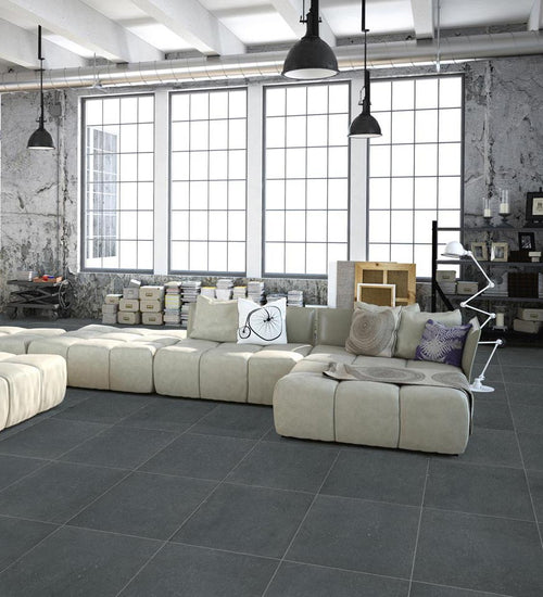 Sampletegel La fenice Bluestone Zwart mat