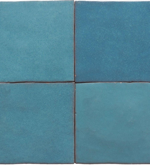 Wandtegel Cevica Zelij Azul Cielo 10x10 cm