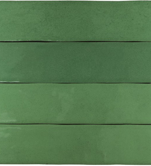 Wandtegel Cevica Zelij Verde Botella 5x20 cm