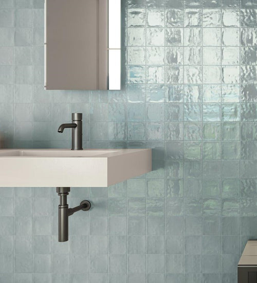 Sampletegel Cifre Zellige Classique Aqua