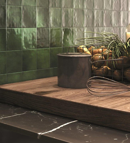 Wandtegel Cifre Zellige Classique Olive 10x10 cm