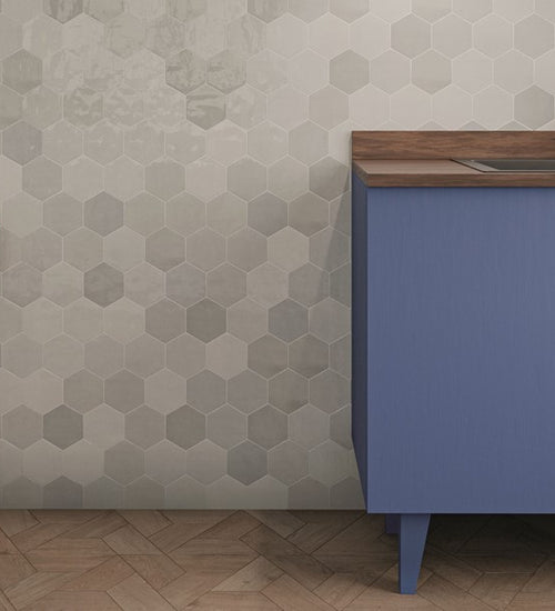 Sampletegel Wow  Zellige Hexa Grey