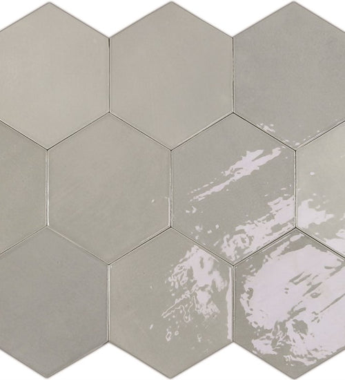 Sampletegel Wow  Zellige Hexa Grey