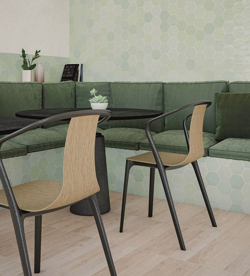 Sampletegel Wow  Zellige Hexa Mint